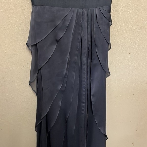 Adrianna papell chiffon flutter dress GUC Sz 4 - Picture 5 of 11